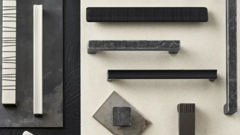 Kitchen restyling, modern hardware, and flooring samples for every decor.